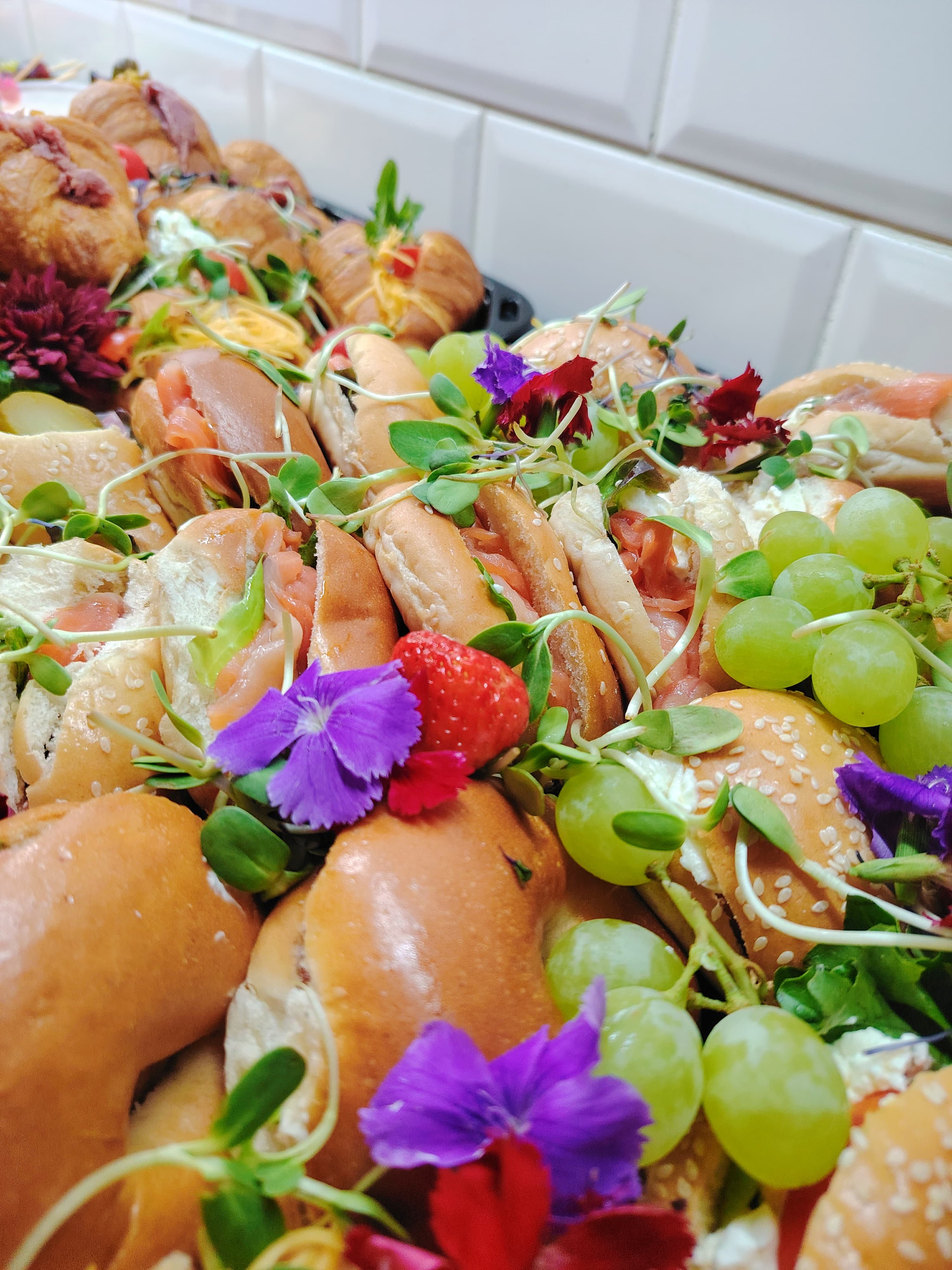 Fresh platter spread by See You Latte Brew